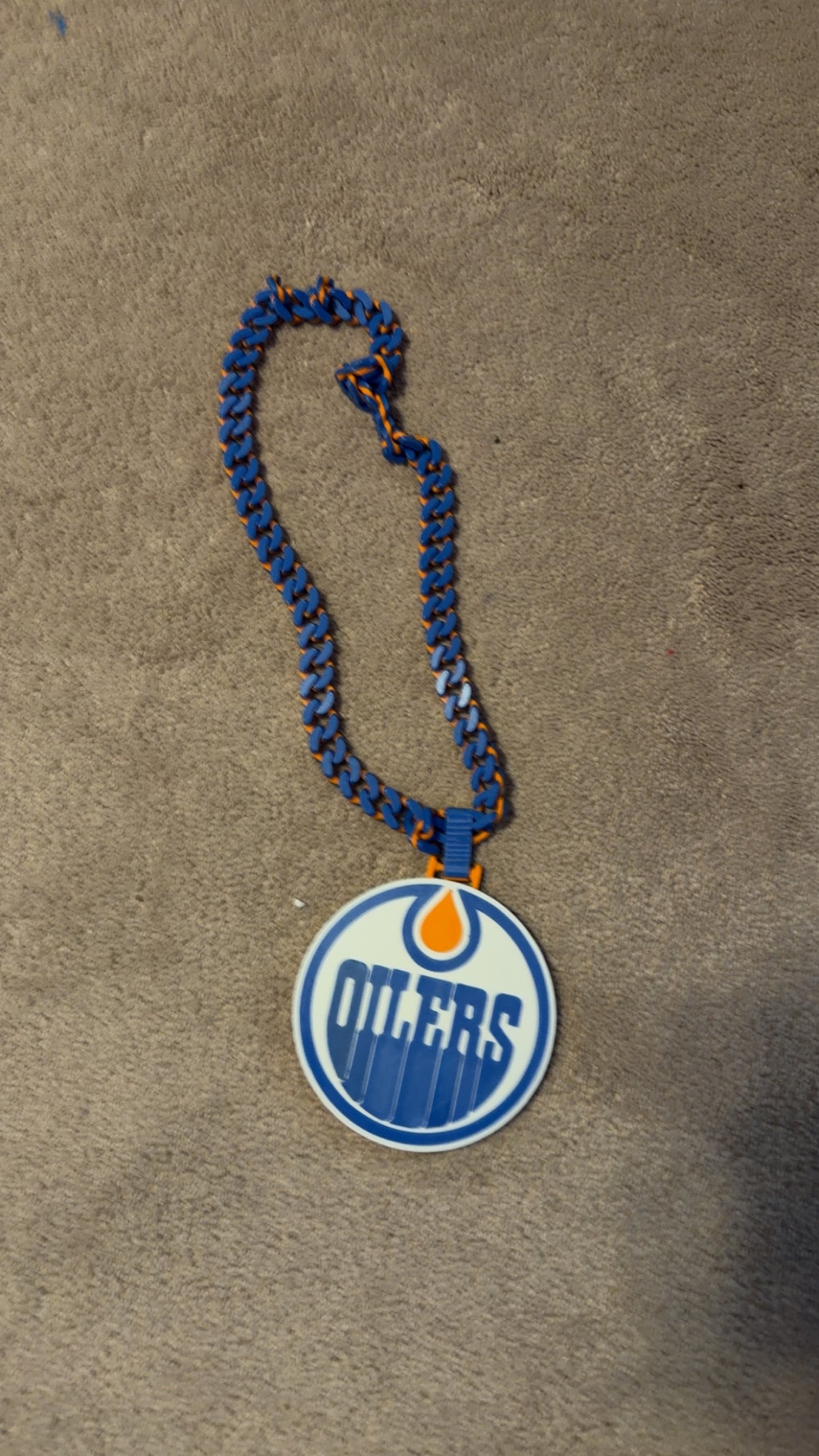 Custom 3D Printed Chain & Pendant