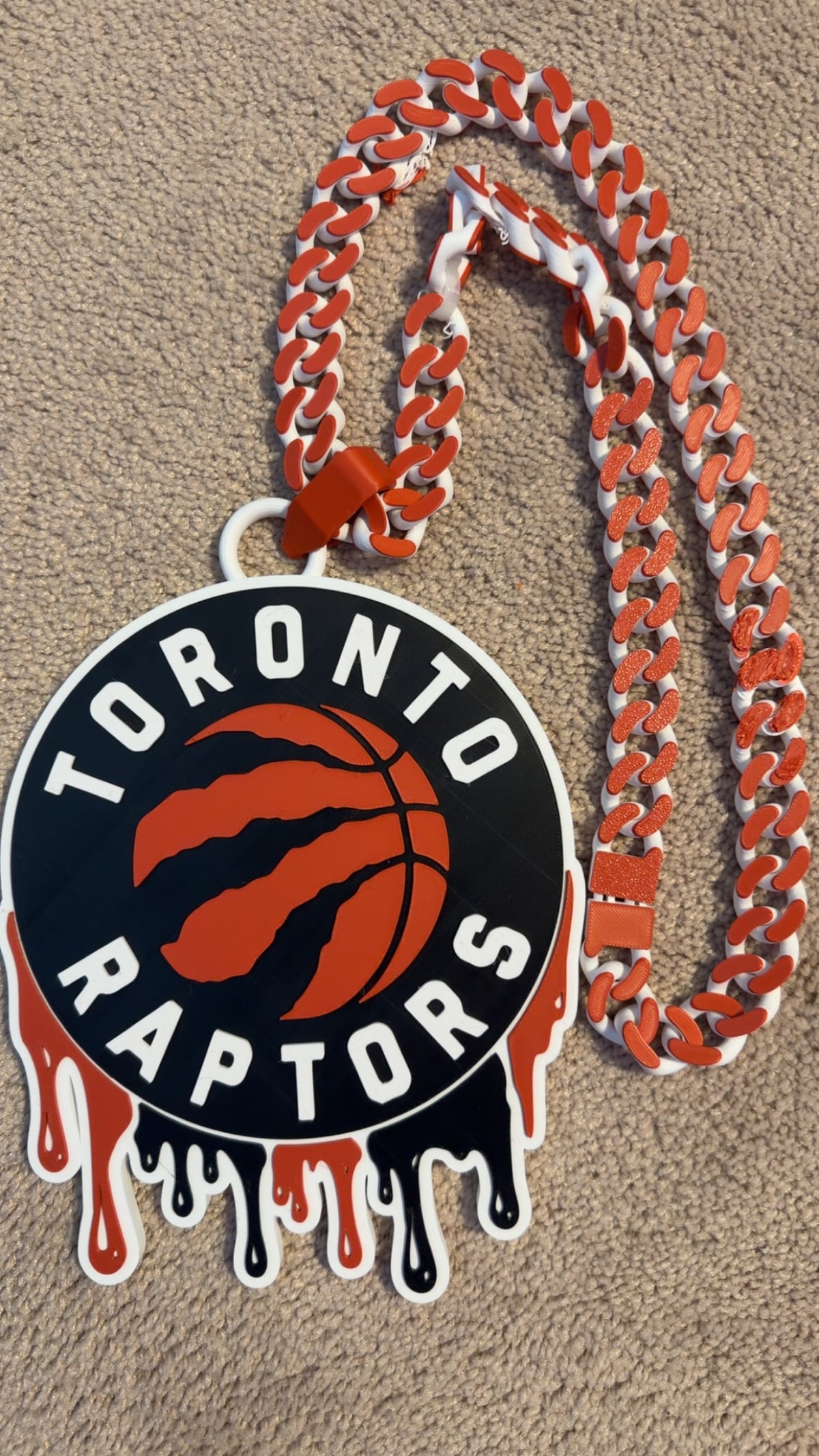 Custom 3D Printed Chain & Pendant
